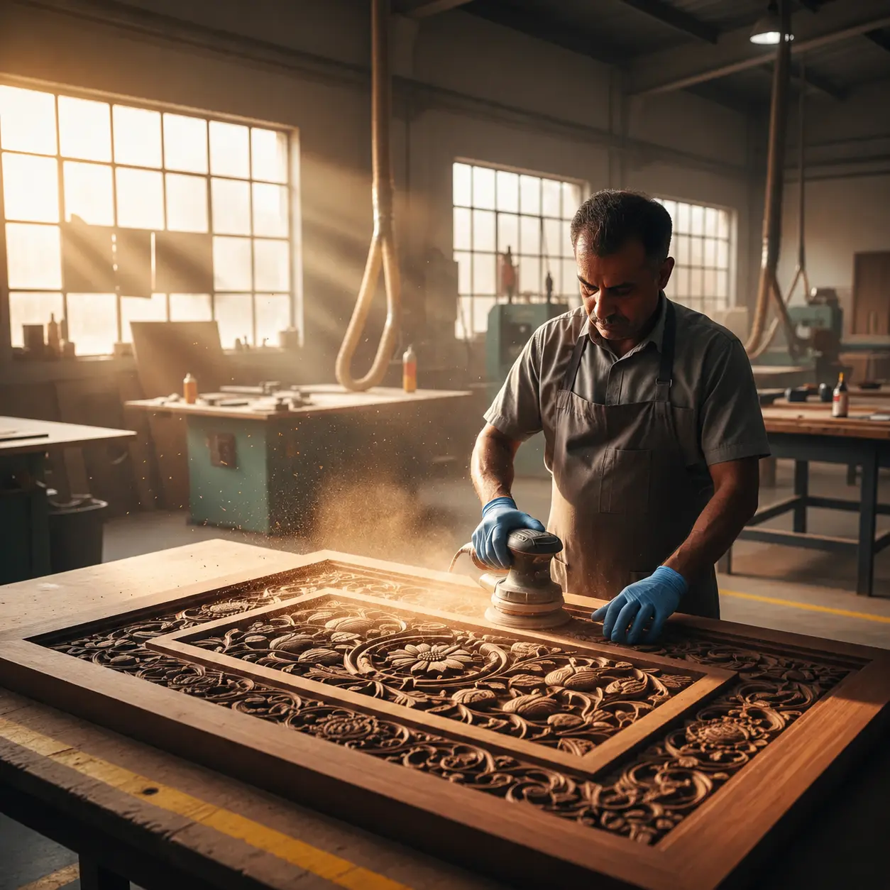 Premium handcrafted door detail